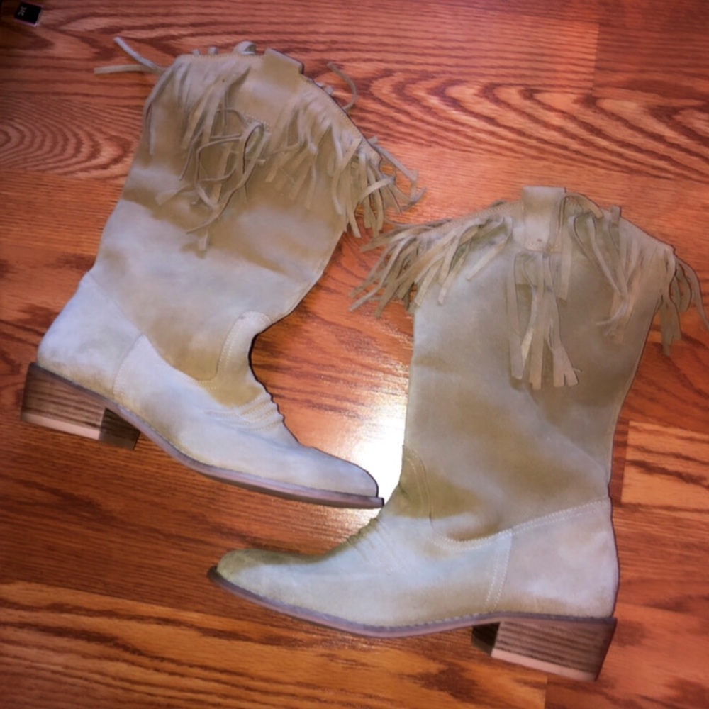 Diba Suede Western Boots